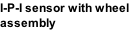 I-P-I sensor with wheel assembly