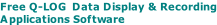 Free Q-LOG Data Display & Recording Applications Software