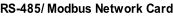 RS-485/ Modbus Network Card