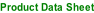 Product Data Sheet